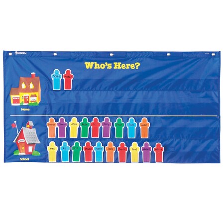 Learning Resources Attendance Pocket Chart 2685